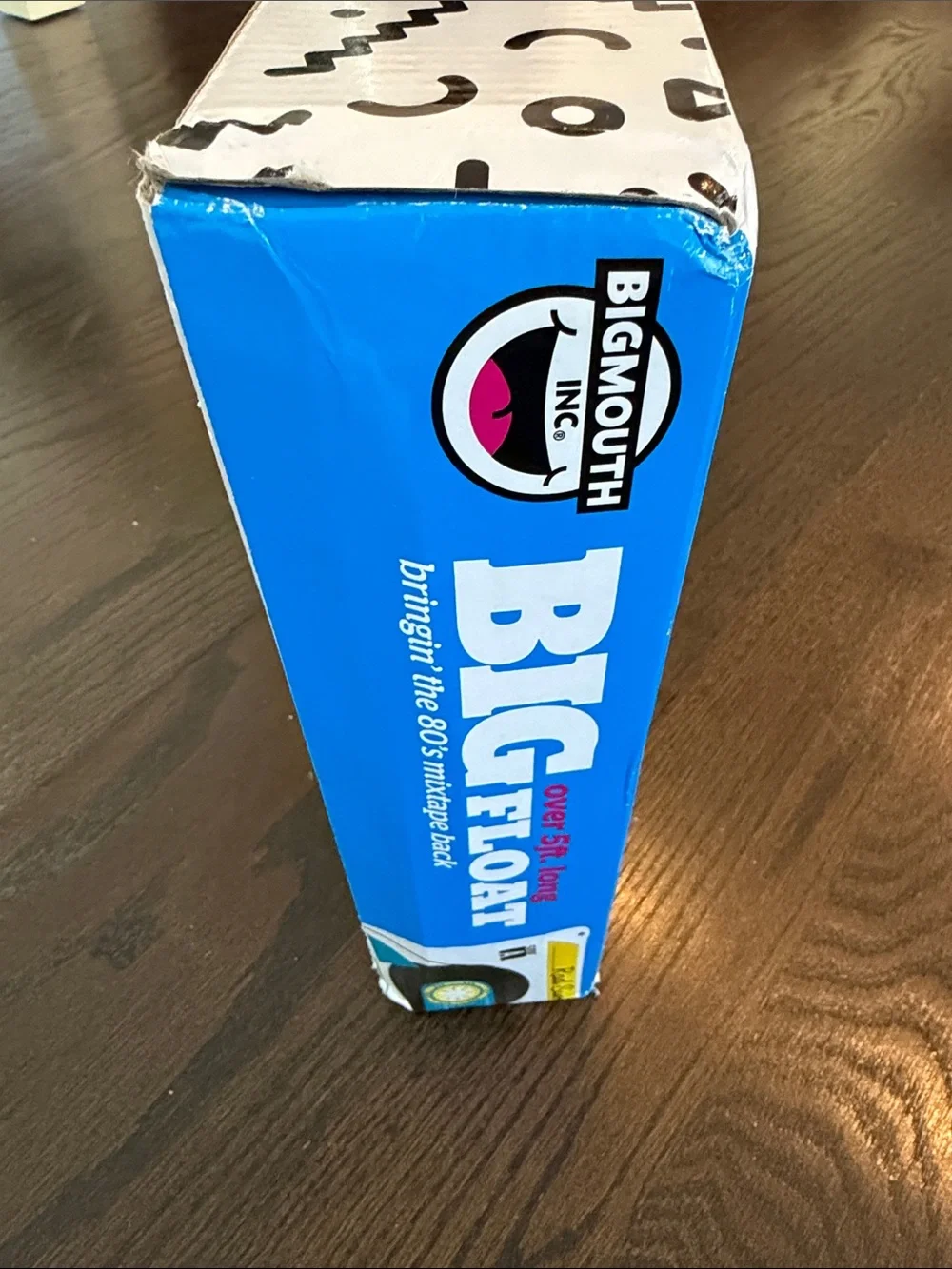 Big Float Inflatable Cassette - White/Blue - Picture 3 of 4